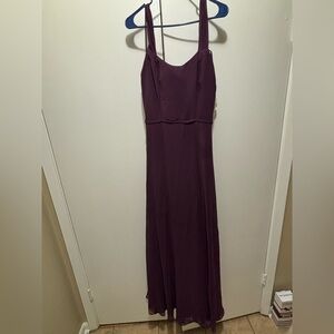 Sleeveless Plum Wedding Guest Maxi Dress - Unbranded